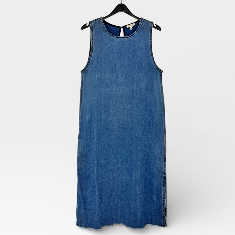 Wilfred Free Denim Midi Dress with pockets
